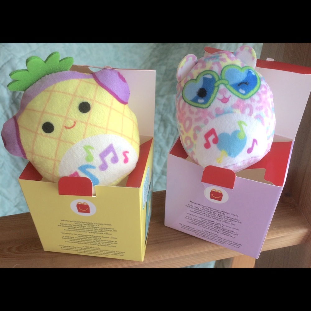 McD  Squishmallows:  Michaela and Maui